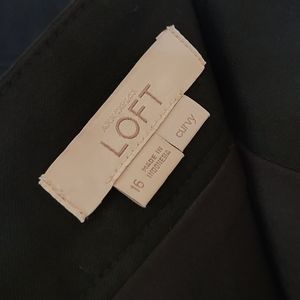 Loft Black Pencil Skirt